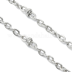 Adjustable 304 Stainless Steel Satellite Chain Slider Bracelet Making&nbsp;AJEW-JB01625-01