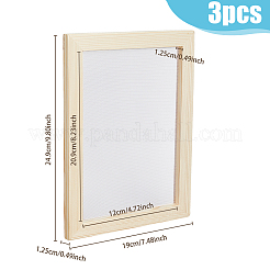 Wooden Paper Making&nbsp;DIY-WH0349-121B