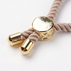 Nylon Twisted Cord Bracelet Making&nbsp;MAK-K007-04G