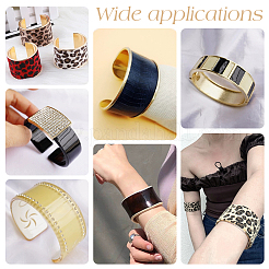 2Pcs Alloy Grooved Bangles&nbsp;FIND-UN0015-98A