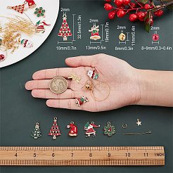 DIY Christmas Dangle Earrings Making Kit&nbsp;DIY-SC0019-52