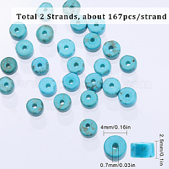 2 Strands Natural Howlite Beads Strands&nbsp;G-SC0002-53