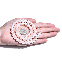 Natural Cultured Freshwater Pearl Beads Strands&nbsp;PEAR-N016-09B