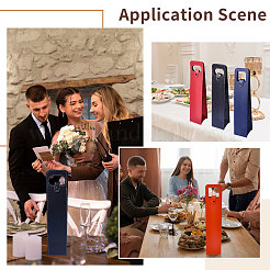 6Pcs 6 Styles Portable PU Leather Single Wine Bottle Tote Carrier Bags&nbsp;CON-CA0001-029