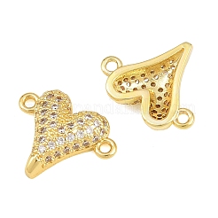 Brass Micro Pave Clear Cubic Zirconia Connestor Charms&nbsp;CU-CBAB3AD-02G-02
