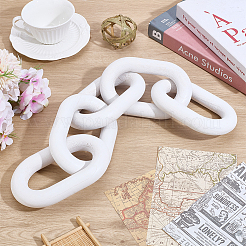 Wood 5 Link Chain Display Decorations&nbsp;AJEW-WH0314-882A