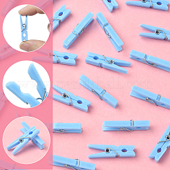 100Pcs DIY Wood Photo Paper Craft Clips&nbsp;AJEW-SP0003-42B