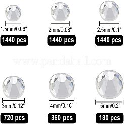Glass Rhinestone Cabochons&nbsp;GLAA-CA0001-09