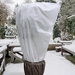 Non-Woven Fabric Thickened Winter Plant Covers with Zipper Drawstring&nbsp;DIY-WH20816-001A