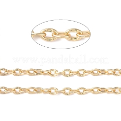 Oval Oxidation Aluminum Coffee Bean Chains&nbsp;CHA-K003-03G