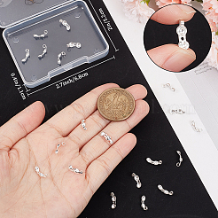 20Pcs 925 Sterling Silver Bead Tips&nbsp;STER-BBC0005-40S