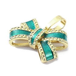 Rack Plating Brass Enamel Pendant Rhinestones Settings&nbsp;KK-M282-05G