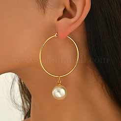 Round Stainless Steel Hoop Earrings&nbsp;ON7765