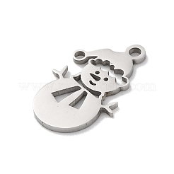 Anti-Tarnish Christmas 201 Stainless Steel Pendants&nbsp;STAS-Q015-09P