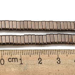 Electroplated Non-magnetic Synthetic Hematite Beads Strands&nbsp;G-C106-B02-09A