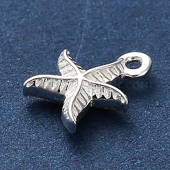 925 Sterling Silver Starfish Charms&nbsp;STER-U009-09S-02