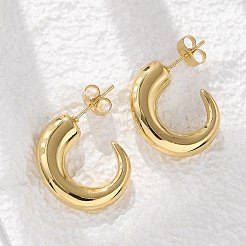 304 Stainless Steel Stud Earrings&nbsp;EJEW-L296-001G-01