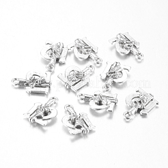 Tibetan Style Alloy Pendants&nbsp;TIBEP-GC151-AS-RS