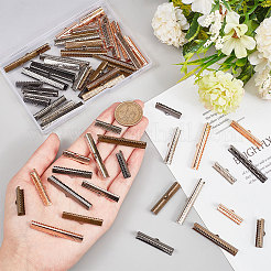 72Pcs 12 Style Iron Ribbon Ends&nbsp;IFIN-PH0001-87