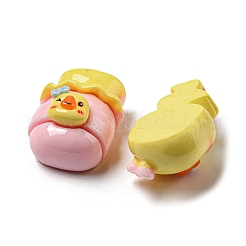 Cartoon Duck Opaque Resin Cabochons&nbsp;RESI-D006-02