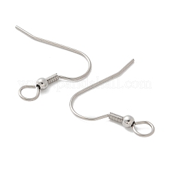 201 Stainless Steel Ear Hooks&nbsp;STAS-C117-03B-P