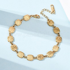 304 Stainless Steel Link Chain Bracelets for Women&nbsp;BJEW-K293-03G