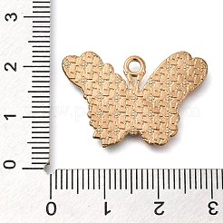 動物の花の合金エナメルペンダント  ゴールドカラー  蝶  19x28x1mm  穴：1.8mm&nbsp;ENAM-Q508-01E