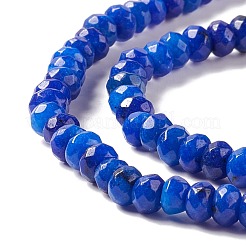 Dyed Natural Sesame Jasper/Kiwi Jasper Rondelle Beads Strands&nbsp;G-E316-A08