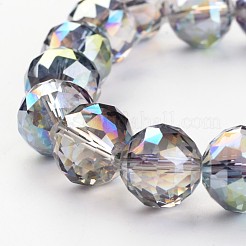 Electroplate Glass Bead Strands&nbsp;EGLA-J140-HP01-14mm