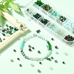 DIY Round Natural Gemstone Beads Bracelets Making Kits&nbsp;DIY-YW0011-84
