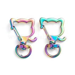 Alloy Swivel Lobster Clasps&nbsp;PALLOY-TAC0009-86