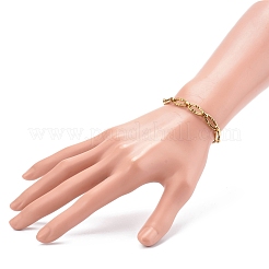 304 Stainless Steel Oval Link Chain Bracelets&nbsp;X-BJEW-JB06101-01