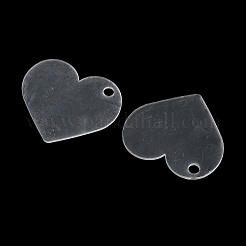 透明アクリルディスクビッグペンダント  アクリルブランク  ハート  透明  50x44x2mm&nbsp;ZXFQ-PW0001-039J