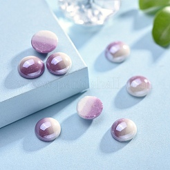 Opaque Glass Cabochons&nbsp;GGLA-S038-12C-8mm