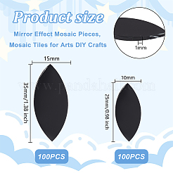 200Pcs 2 Style Glass Cabochons&nbsp;DIY-OC0011-92