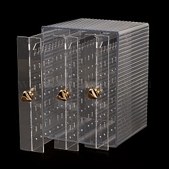 Rectangle Transparent Plastic Earrings Presentation Box&nbsp;ODIS-O002-01B
