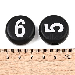 Opaque Acrylic European Beads&nbsp;AC-CBA1794-02