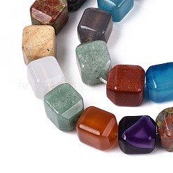Natural & Synthetic Mixed Stone Beads Strands&nbsp;G-T142-77
