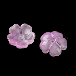 Dyed & Heated Gradient Color Glass Bead Cap&nbsp;GLAA-D307-01F