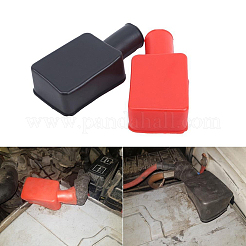 6Pcs 2 Colors Rubber Car Battery Terminal Cover Protective Case&nbsp;AJEW-SP0003-81