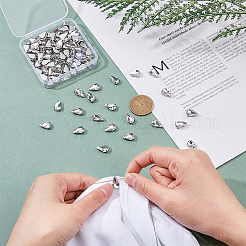 100Pcs Teardrop Sew on Rhinestone&nbsp;RGLA-DC0001-05