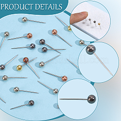 1Set 201 Stainless Steel Ball Head Pins&nbsp;DIY-SP0007-91M