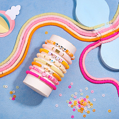 8 Strands Imitation Jelly Handmade Polymer Clay Beads Strands&nbsp;CLAY-TA0001-47A