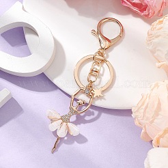 Alloy Rhinestone Keychains&nbsp;KEYC-JKC01019