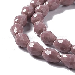 Faceted Glass Beads Strands&nbsp;GLAA-E037-01B
