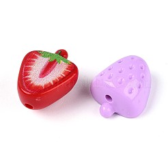 Printed Opaque Acrylic Beads&nbsp;OACR-N152-07