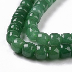 Dyed & Heated Natural White Jade Beads Strands&nbsp;G-G990-C03