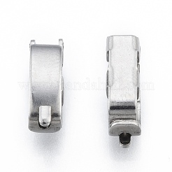 Non-Tarnish 304 Stainless Steel Fold Over Clasps&nbsp;STAS-N092-169