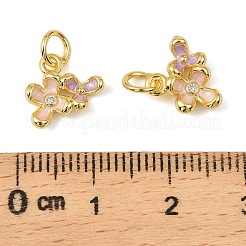 Brass Enamel Charms&nbsp;KK-C107-19G