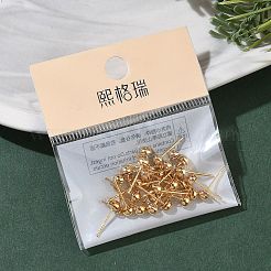 SHEGRACE Brass Stud Earring Findings&nbsp;XGR0023G-34G